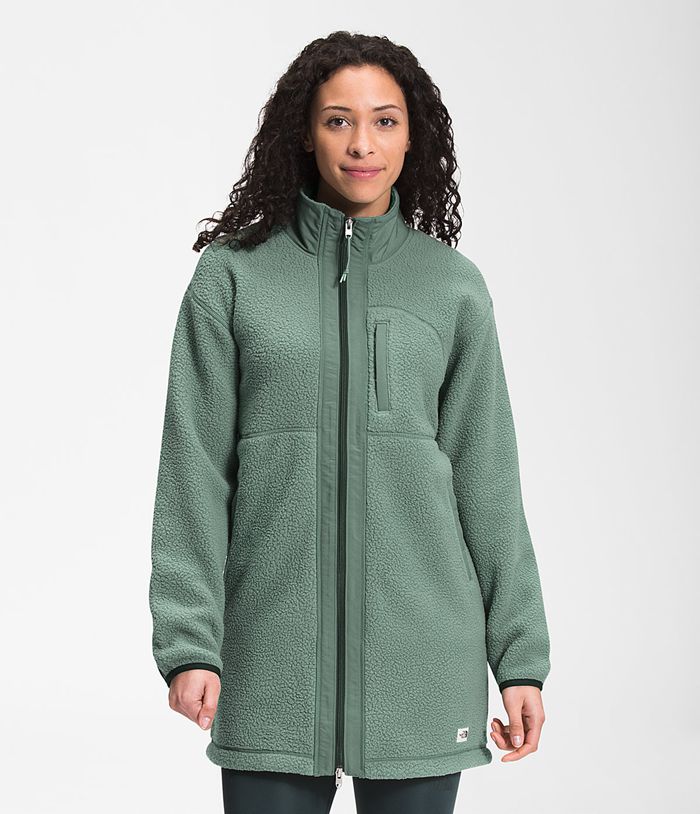 The North Face Softshell Dames Cragmont Fleece Jassen GBAU89371 - Groen